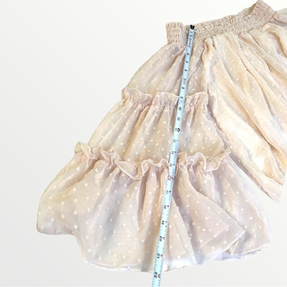 Puffy Loose Ruffle Blouse beige/cream - Picture 5 of 16